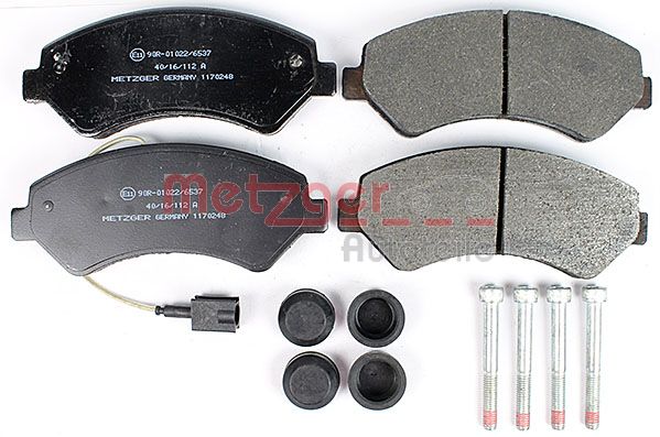 METZGER 1170248 Bremsbelagsatz, Scheibenbremse